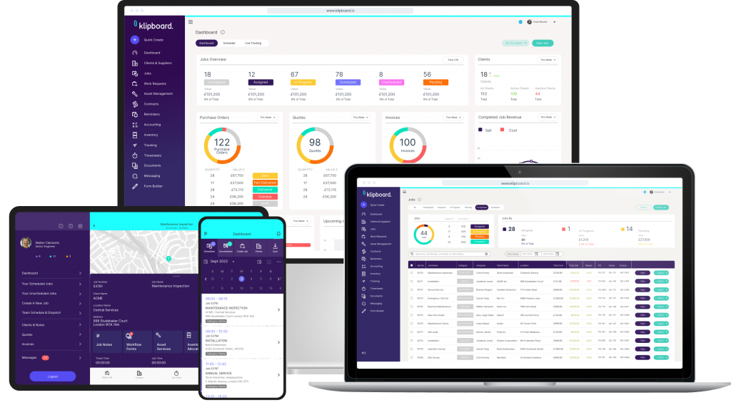 Field Service Dashboard